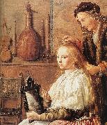 MOLENAER, Jan Miense Allegory of Vanity (detail) sg Spain oil painting artist